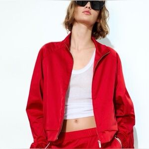 Zara Red Track Jacket